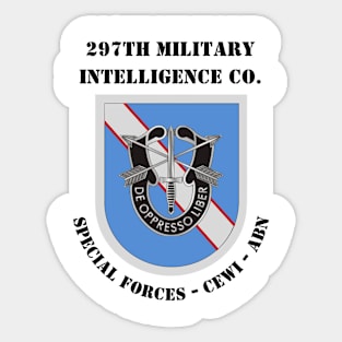 297th Military Intelligence Company - Special Forces Sticker